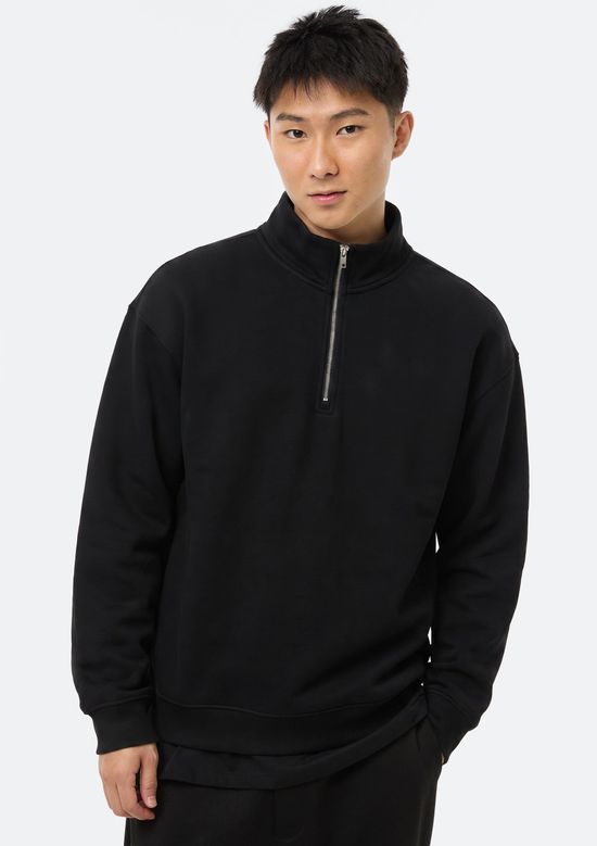 Foto do produto: Blusão Masculino Moletom Gola Alta - Preto