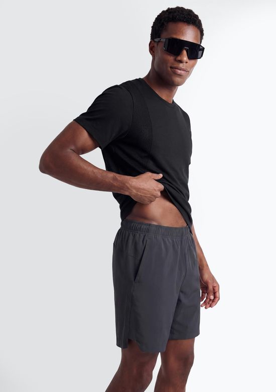 Foto do produto: Bermuda Esportiva Masculina Com Biker Interna - Preto