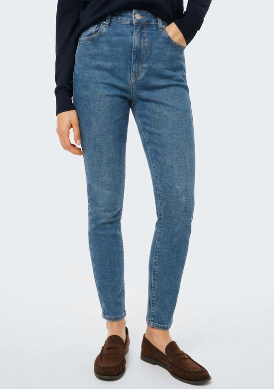 Foto do produto: Calça Jeans Feminina Skinny Cintura Média - Azul