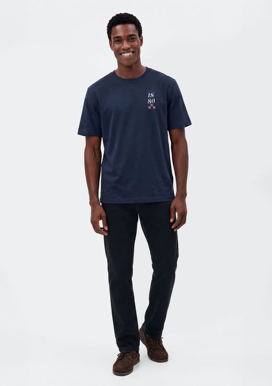 Foto do produto: Camiseta Masculina Super Cotton Estampada - Azul