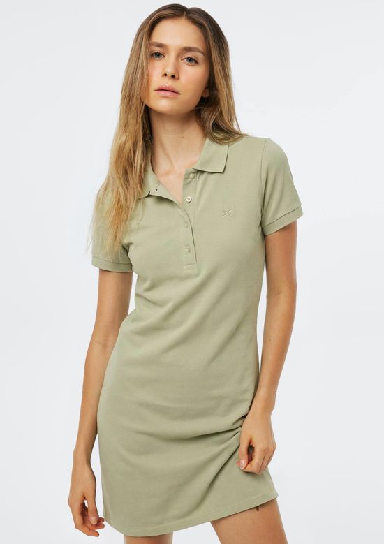 Foto do produto: Vestido Polo Curto Malha Piquet - Verde