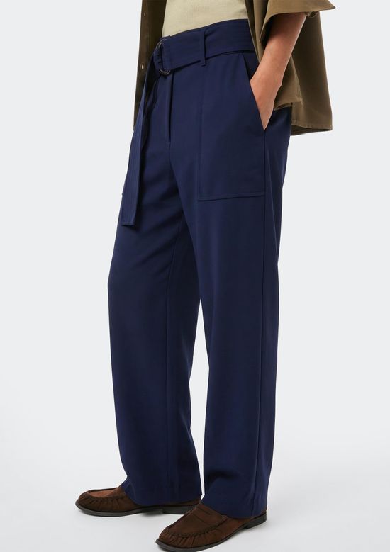 Foto do produto: Calça Feminina Peach Touch Com Cinto - Azul