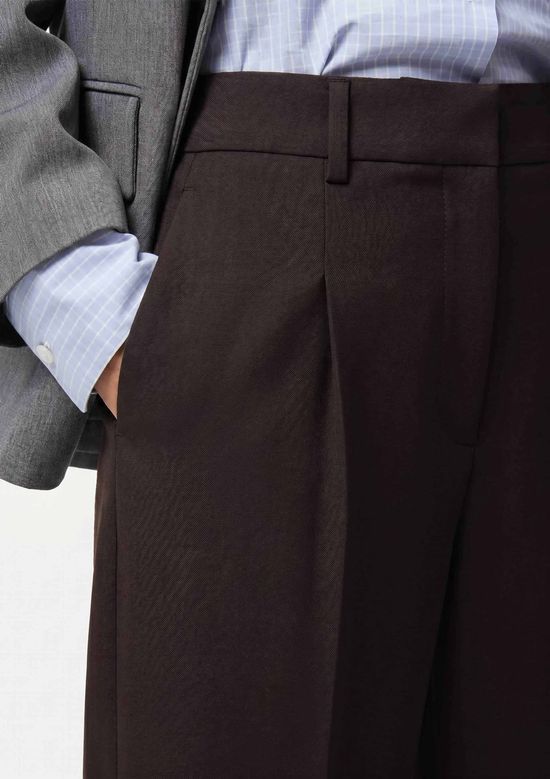 Foto do produto: Calça Feminina Alfaiataria Reta - Marrom