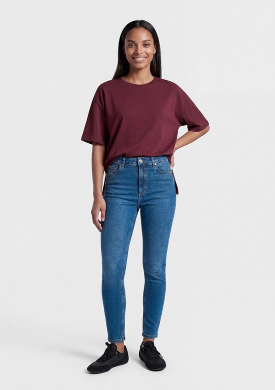 Foto do produto: Blusa Feminina Manga Curta Em Viscose - Vinho