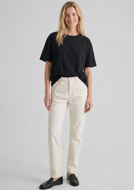 Foto do produto: Calça Feminina Reta Em Sarja - Off white
