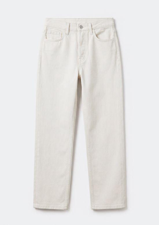 Foto do produto: Calça Feminina Reta Em Sarja - Off white