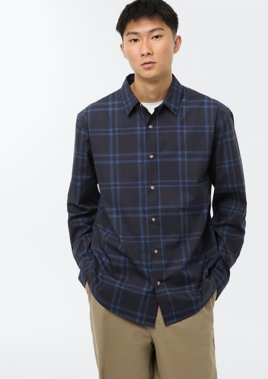 Foto do produto: Camisa Masculina Xadrez Flanelada - Azul