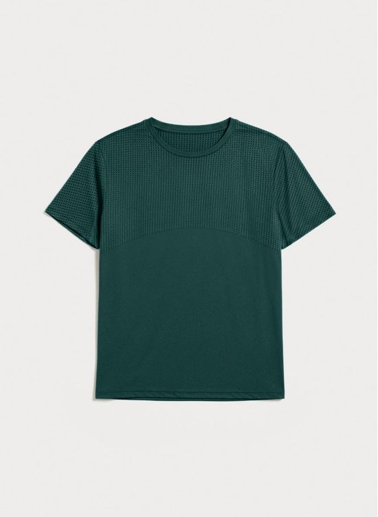 Foto do produto: Camiseta Esportiva Masculina Texturizada - Verde