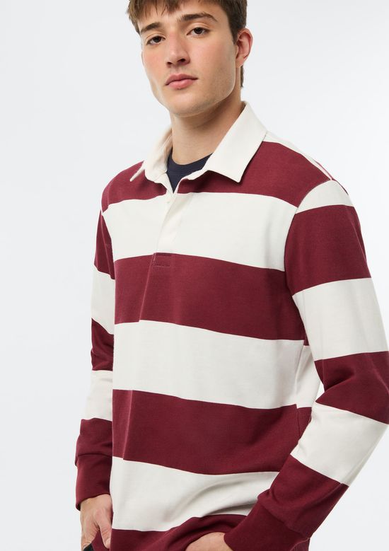 Foto do produto: Camisa Polo Masculina Comfort Fio Tinto - Vinho