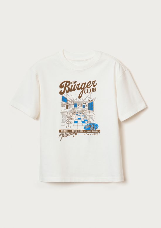 Foto do produto: Camiseta Infantil Menino Estampada - Off white