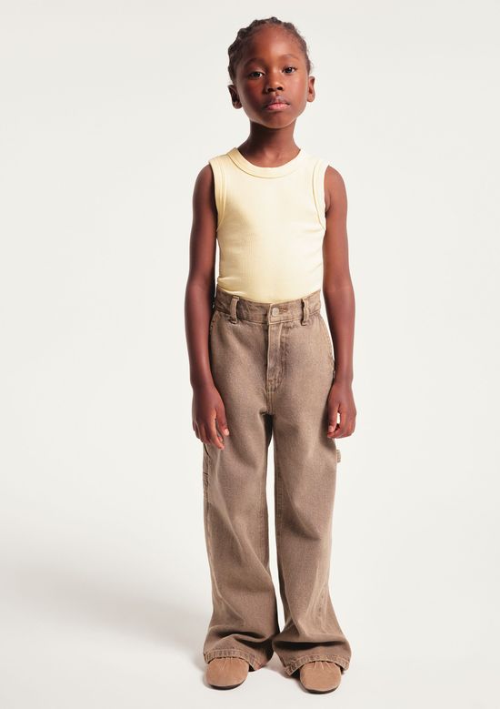 Foto do produto: Calça Infantil Menino Em Jeans Estonado - Cinza