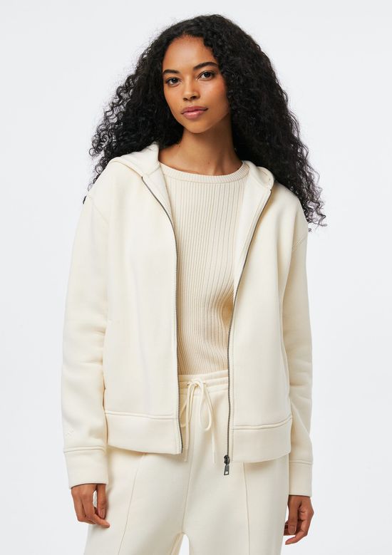 Foto do produto: Jaqueta Feminina Em Moletom - Off white