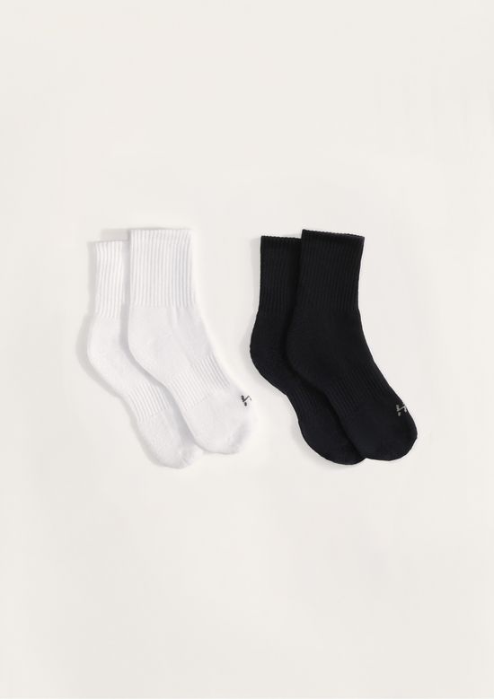 Foto do produto: Kit 2 Pares de Meia Esportiva Cano Longo - Multicolorido