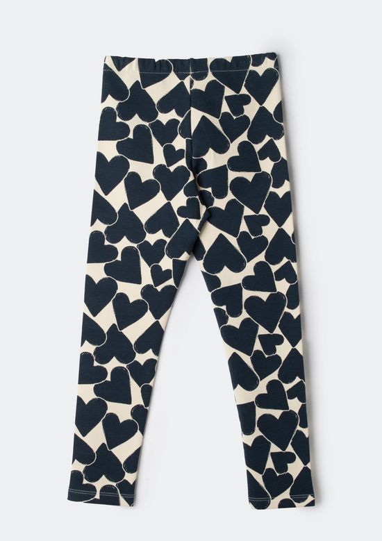 Foto do produto: Calça Legging Infantil Em Malha Estampada - Azul