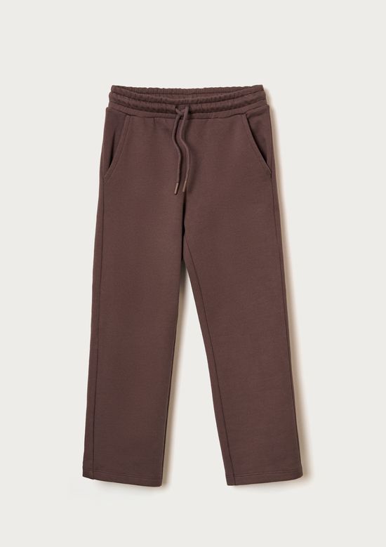 Foto do produto: Calça De Moletom Infantil Unissex Peluciada - Marrom
