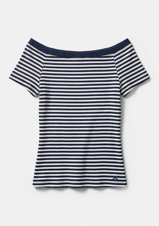 Foto do produto: Blusa Teen Ombro A Ombro Fio Tinto - Azul