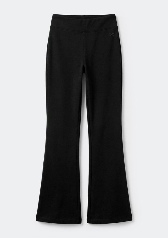 Foto do produto: Calça Teen Flare Cós Alto Com Bordado - Preto