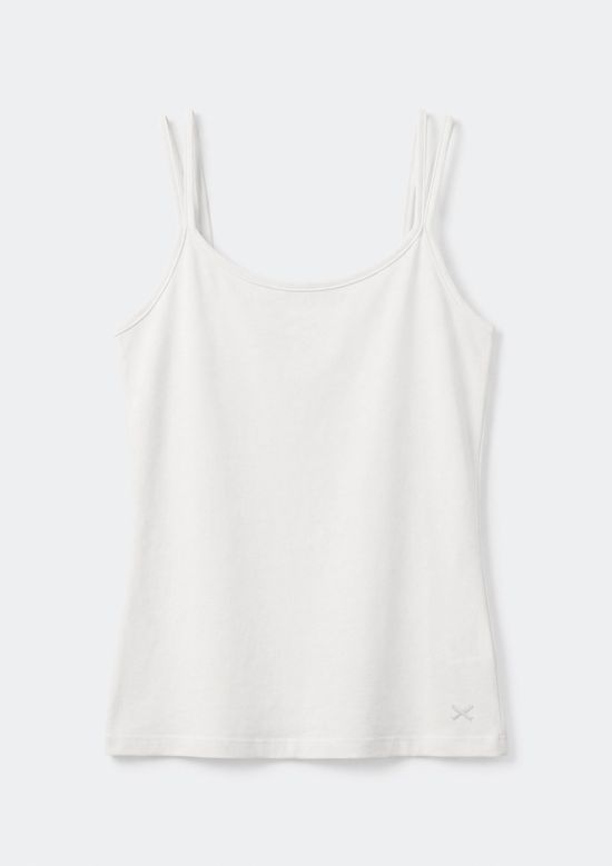 Foto do produto: Regata Teen Alças Finas Com Elastano - Off white