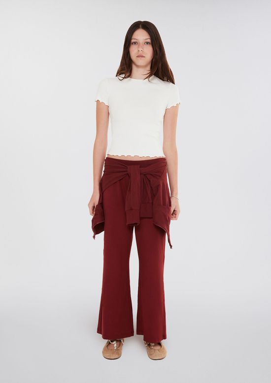 Foto do produto: Blusa Teen Manga Curta Com Fru Fru - Off white