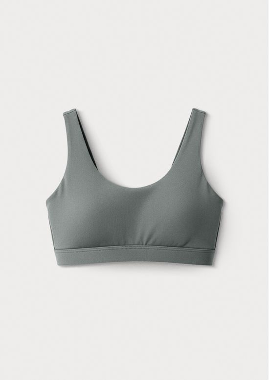 Foto do produto: Top Esportivo Decote U Selado - Cinza