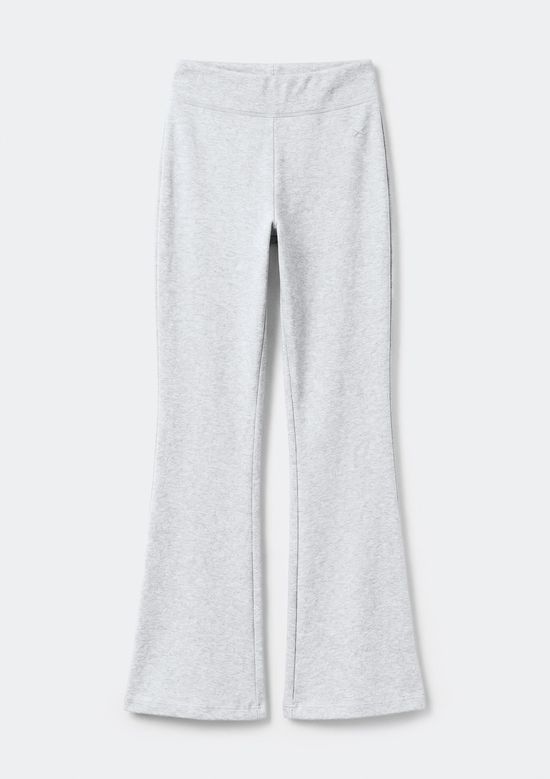 Foto do produto: Calça Teen Flare Cós Alto Com Bordado - Cinza