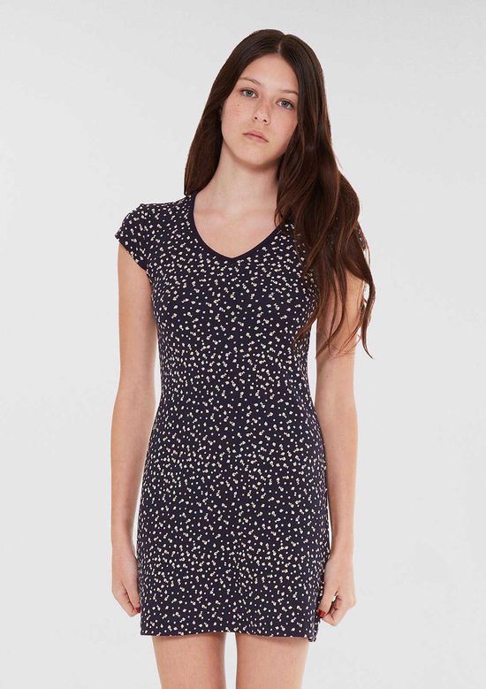 Foto do produto: Vestido Juvenil Curto Decote V - Off white