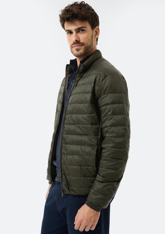 Foto do produto: Jaqueta Masculina Puffer Matelassê + Saquinho - Verde