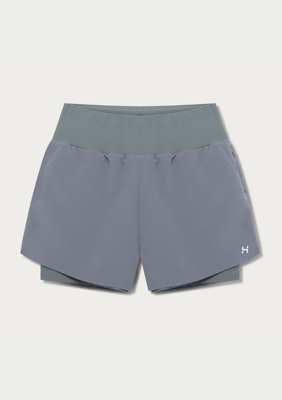 Foto do produto: Shorts Esportivo Feminino Runner Secagem Rápida - Cinza