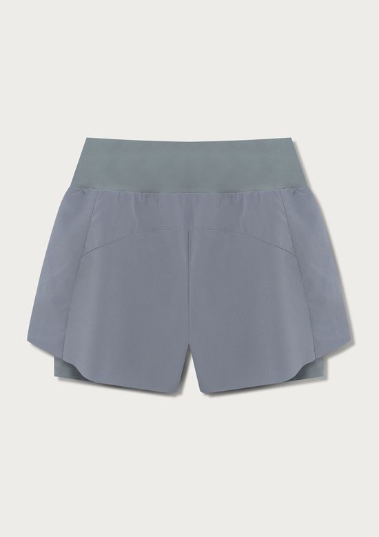 Foto do produto: Shorts Esportivo Feminino Runner Secagem Rápida - Cinza