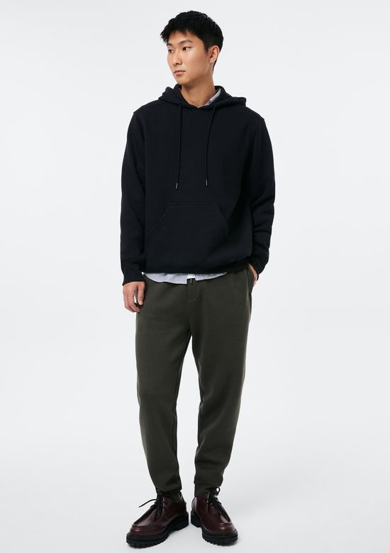 Foto do produto: Calça Básica Masculina Jogger Em Moletom Peluciado - Verde
