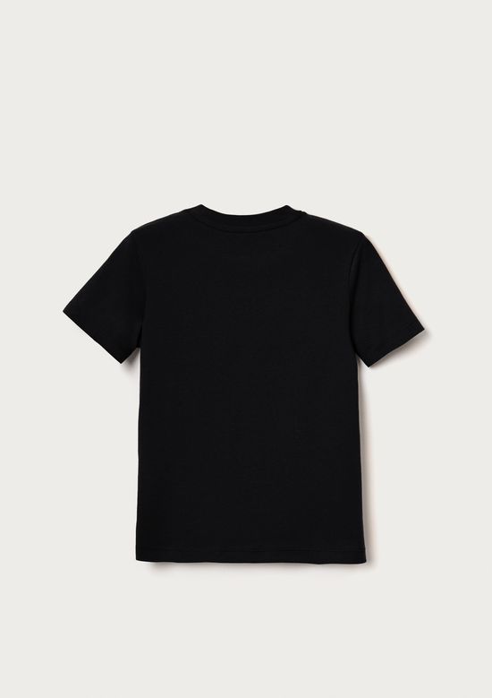 Foto do produto: Camiseta Básica Infantil Menino Manga Curta Slim - Preto