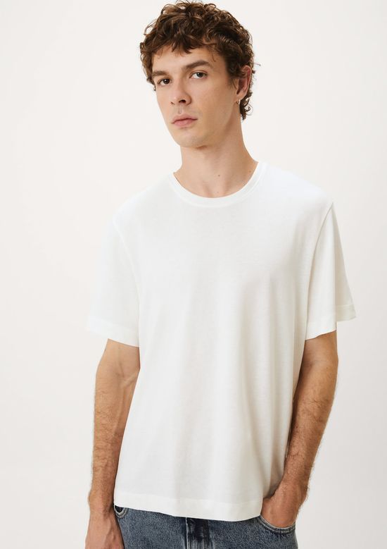 Foto do produto: Camiseta Masculina Em Malha Interlock Premium - Off white