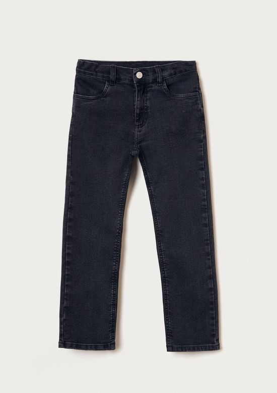 Foto do produto: Calça Jeans Slim Infantil Menino - Preto
