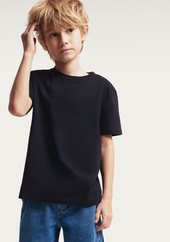 Foto do produto: Camiseta Super Cotton Infantil Menino - Preto