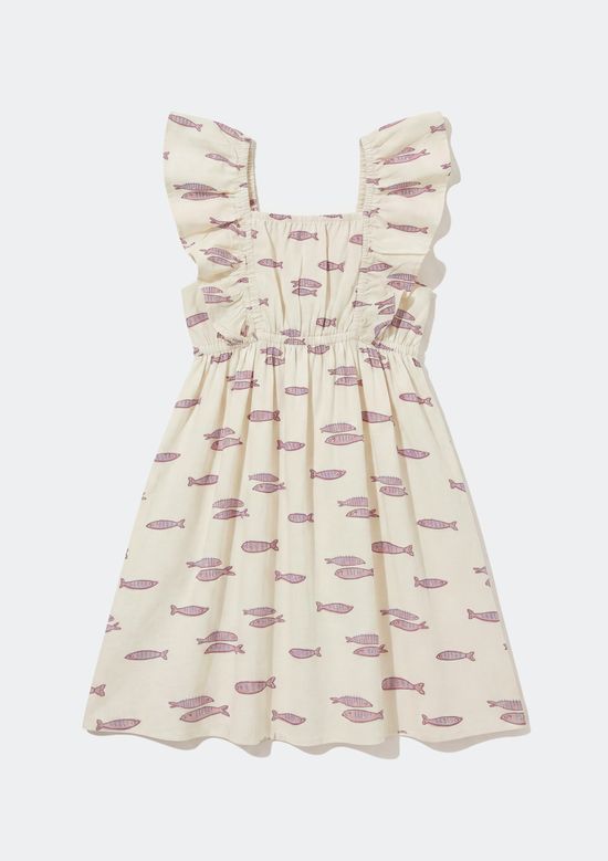 Foto do produto: Vestido Infantil Curto Com Babados - Off white
