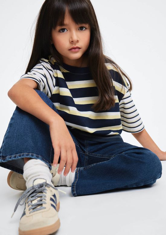 Foto do produto: Blusa Infantil Menina Boxer Oversized - Azul