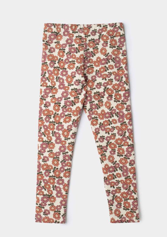 Foto do produto: Calça Legging Infantil Em Malha Estampada - Rosa
