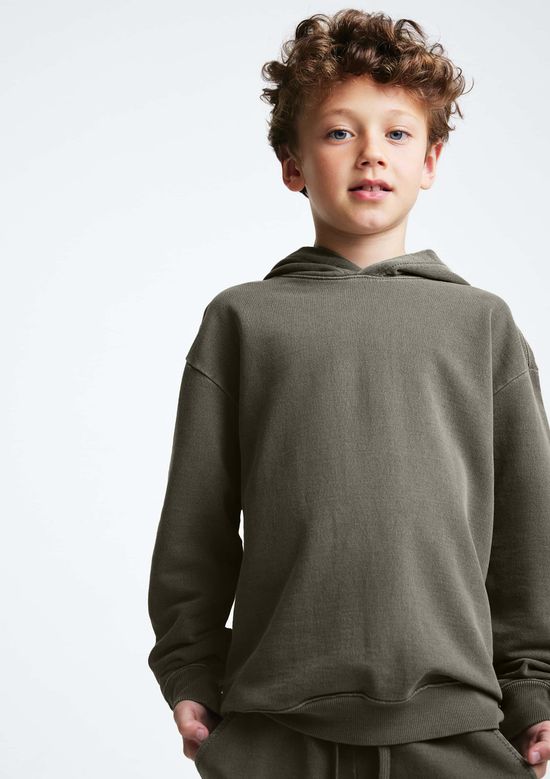 Foto do produto: Blusão Infantil Menino Em Moletom - Verde