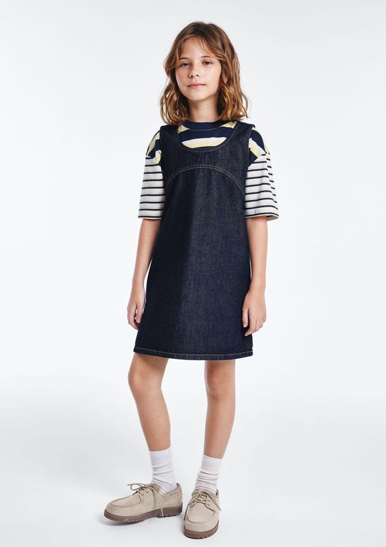 Foto do produto: Vestido Jeans Infantil - Azul