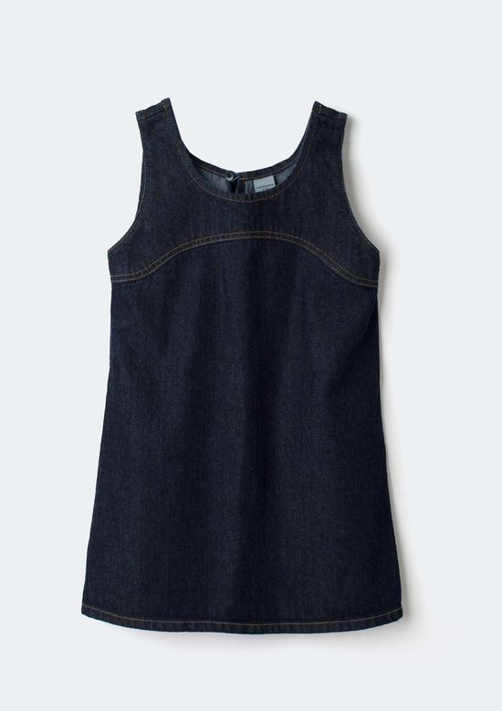 Foto do produto: Vestido Jeans Infantil - Azul