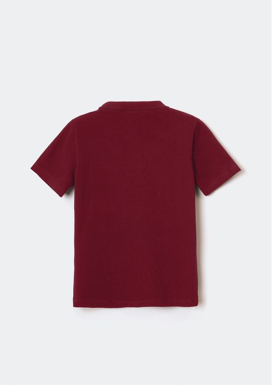Foto do produto: Camisa Polo Infantil Menino Com Bordado - Vinho