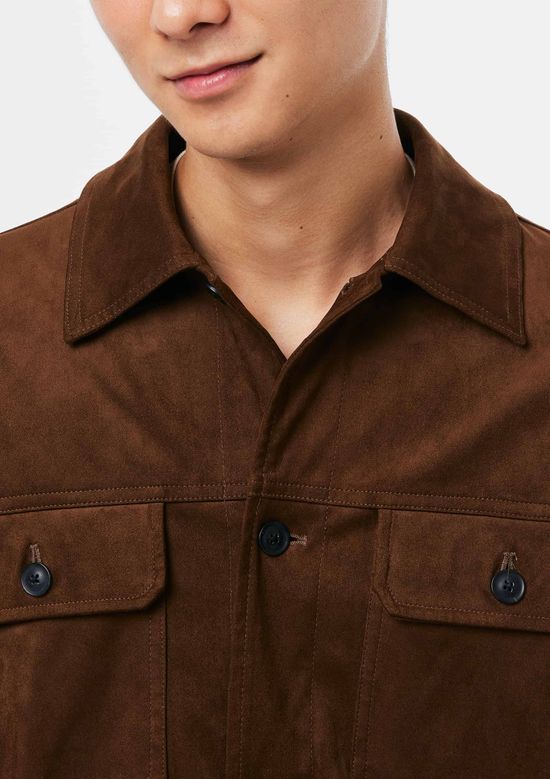 Foto do produto: Jaqueta Masculina Em Suede Leve - Verde