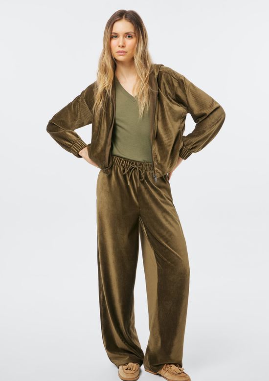 Foto do produto: Calça Feminina Em Veludo - Verde