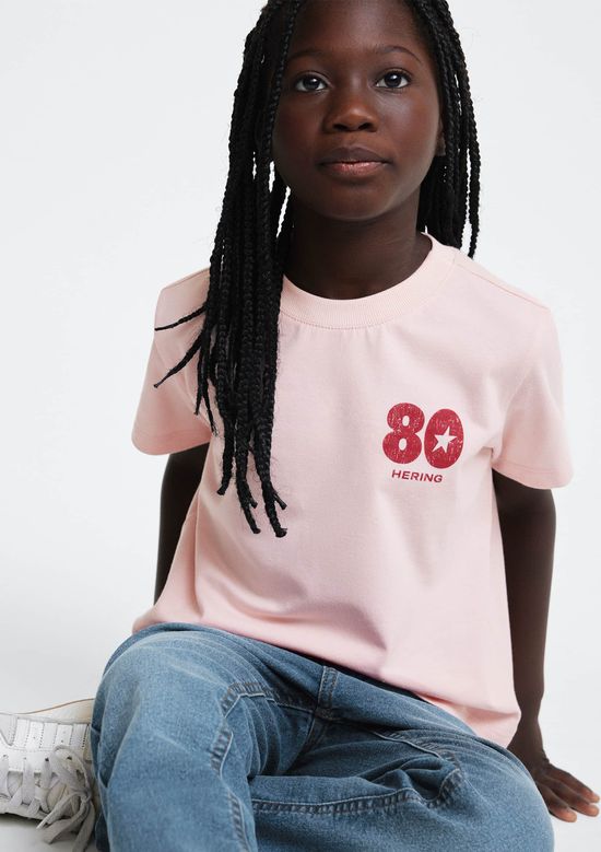 Foto do produto: Blusa Infantil Menina Com Estampa - Rosa