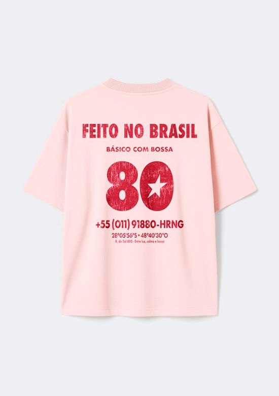 Foto do produto: Blusa Infantil Menina Com Estampa - Rosa