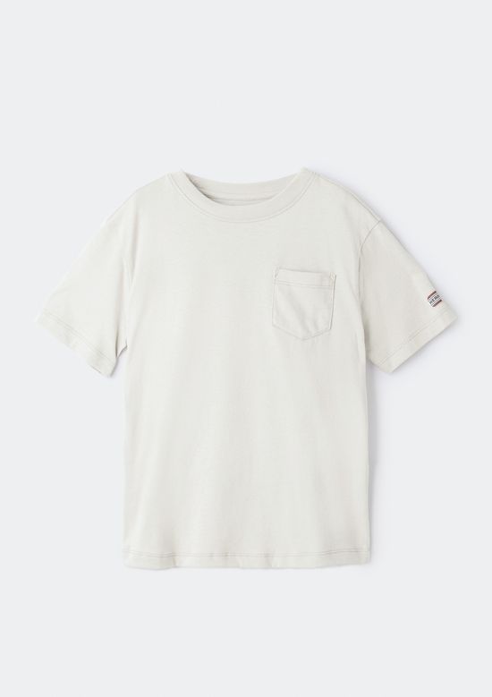 Foto do produto: Camiseta Infantil Menino Com Patch - Off white