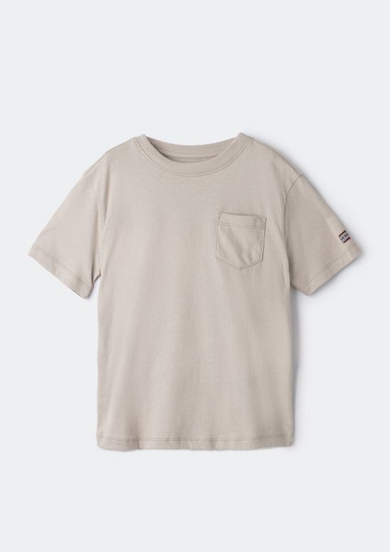 Foto do produto: Camiseta Infantil Menino Com Patch - Cinza