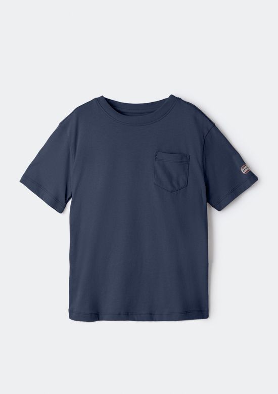 Foto do produto: Camiseta Infantil Menino Com Patch - Azul