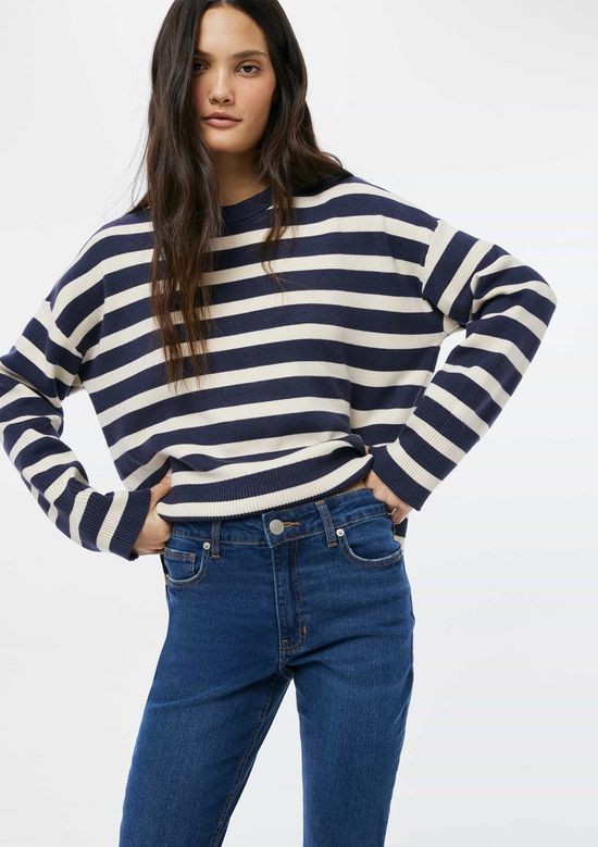 Foto do produto: Calça Jeans Feminina Flare Petit Cintura Baixa - Azul