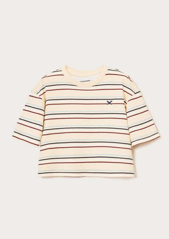 Foto do produto: Blusa Infantil Menina Boxer Oversized - Creme